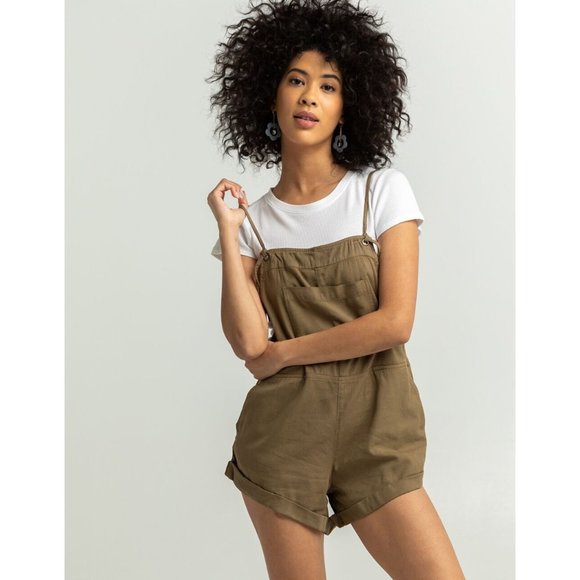 Billabong Pants - BILLABONG Wild Pursuit Overalls Romper NWT Size Small